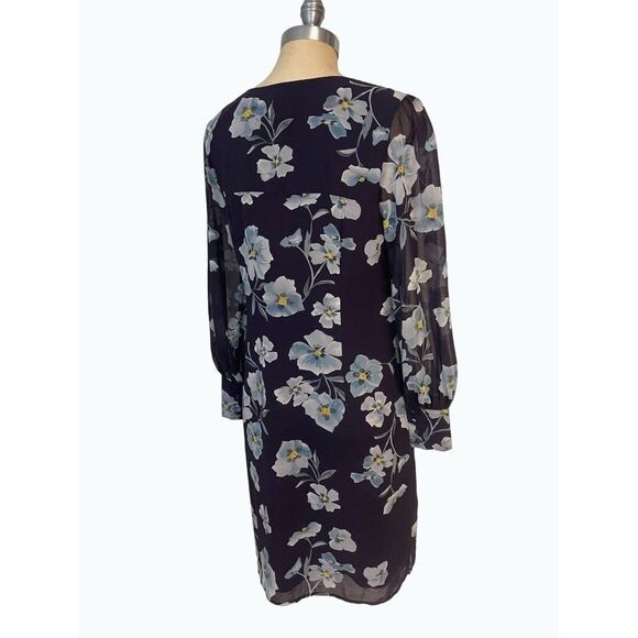 Cabi 4018 Ellery Dress Blue Floral Medium NWT - Picture 5 of 7